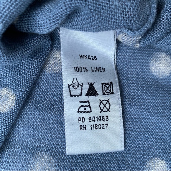 Boden NEW Lightweight Linen Polka Dot Cardigan - Picture 9 of 12